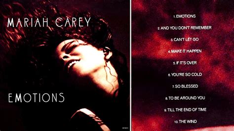 mariah carey emotions full album youtube