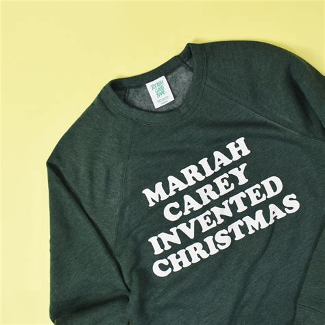 mariah carey invented christmas shirt