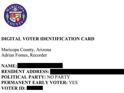 maricopa county voter registration records