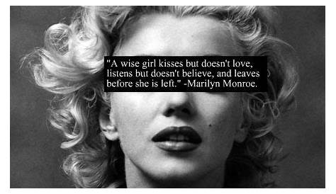 marilyn monroe quote on Tumblr