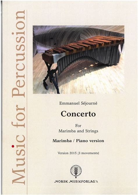 Marimba Concerto List