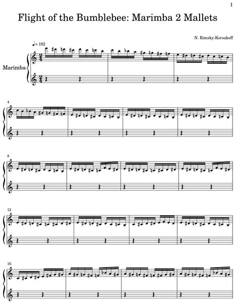 Marimba Flight Of The Bumblebee