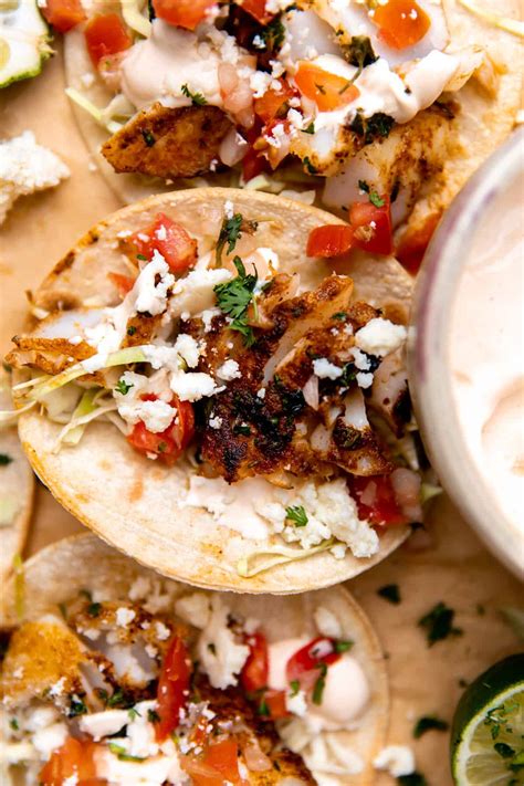 Marinated Cod Fish Tacos
