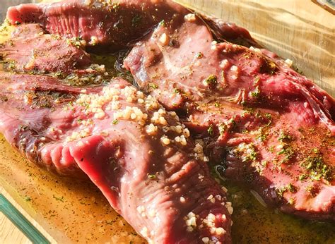 Marinated Deer Steaks