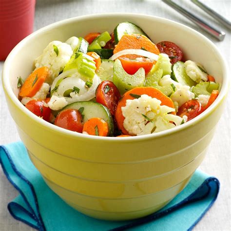 marinated fresh vegetable salad recipe