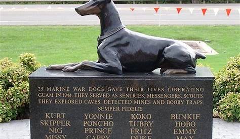 First national memorial to a soldiers best friend. | War dogs, Military