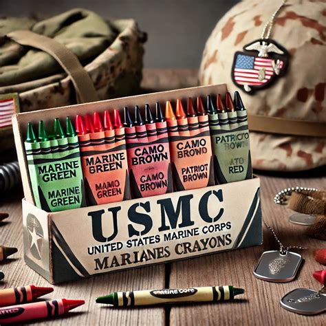 marine corps crayons