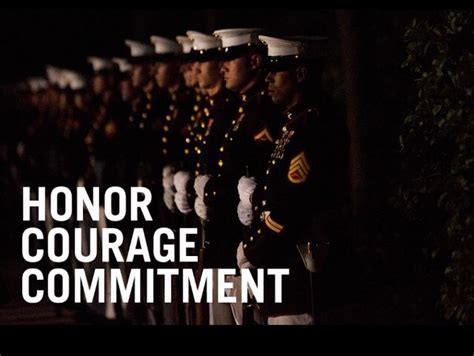 Marine Corps Honor Courage Commitment