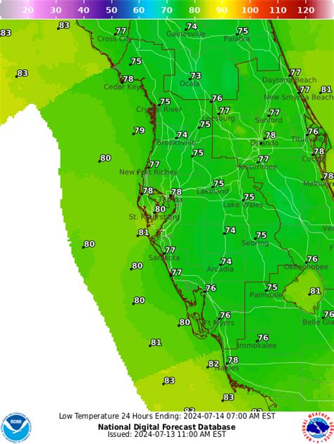 marine weather forecast tampa bay fl