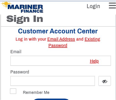 mariner finance login account payment