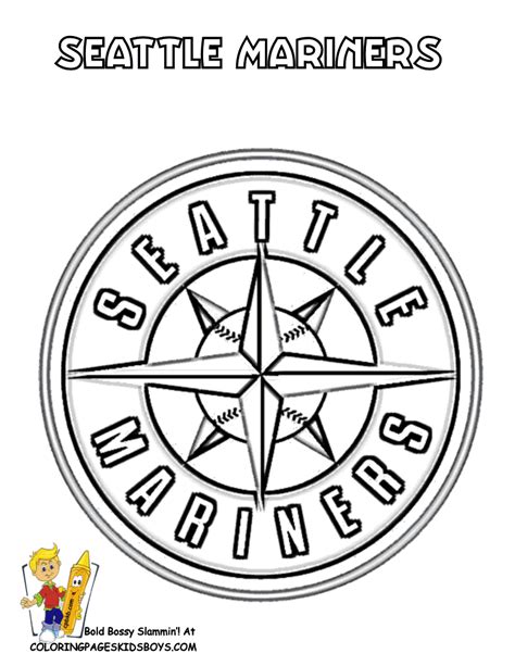 Mariners Compass Coloring Page