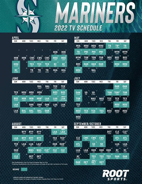 mariners red sox schedule