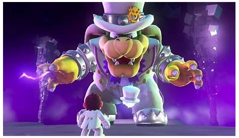 Mario Odyssey First Bowser Battle - YouTube