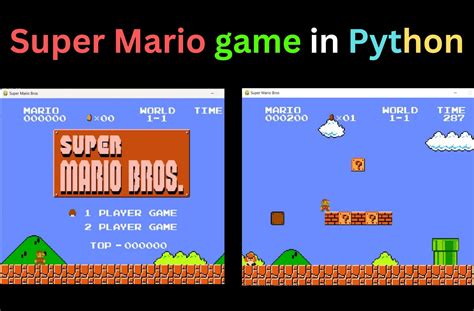 mario game python code