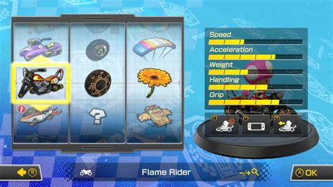 mario kart 8 deluxe setups