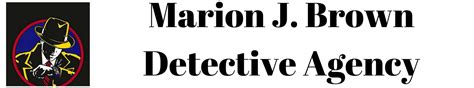 marion j brown detective agency