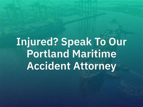 maritime accident attorney portland