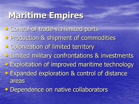 maritime empires definition