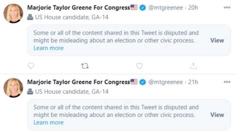 marjorie taylor greene twitter post