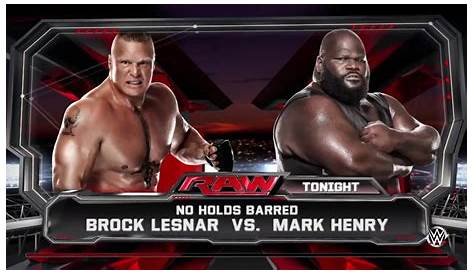 2014 WWE Mattel Slam City Multipack: Brock Lesnar vs. Mark Henry