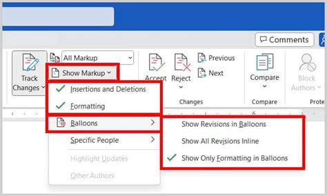 Mark Up Text In Word