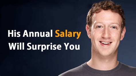 mark zuckerberg yearly salary