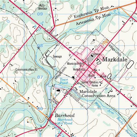 Markdale Ontario Map