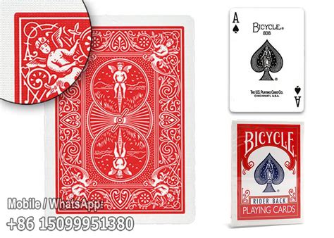 marked deck of cards bicycle