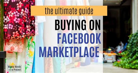 marketplace buy and sell facebook tips