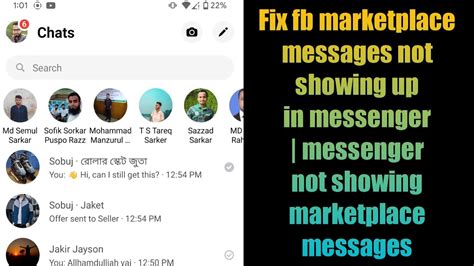 marketplace messages in messenger