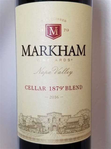 Markham Cellar 1879 Blend 2016