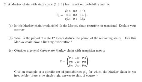 markov chain problems with solutions pdf