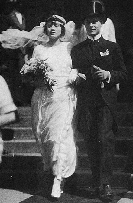 marlene dietrich wedding 1923