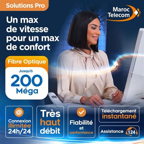 maroc telecom fibre optique