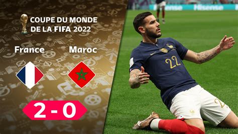 maroc vs france score