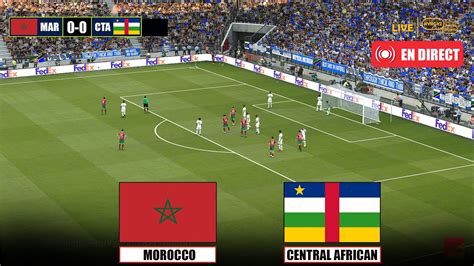 maroc vs zambie en direct