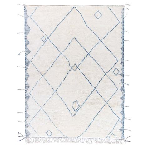 Echter Gewebter Marokkanischer Kelim Teppich