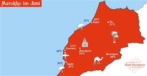 marokko wetter juni