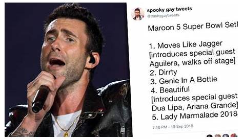 Maroon 5 Controversy Super Bowl Memes 's Adam Levine Called Out For Going Shirtless At