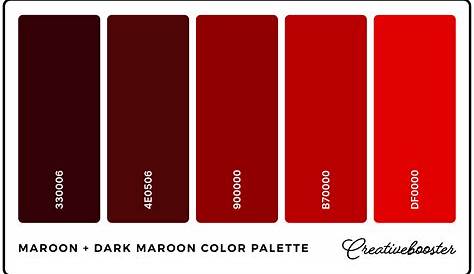 Maroon Meaning, Combinations and Hex Code Canva Colors