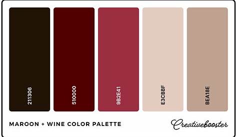 Maroon Color Palette Ish ,