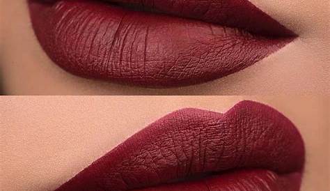 Maroon Colour Lipstick Matte 36 Best Shades To Look Stunningly