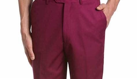 ASOS Slim Suit Pants In Burgundy Maroon pants outfit