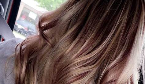 Maroon Hair Color With Blonde Highlights Pin By Mike On Streaked Burgundy , Red