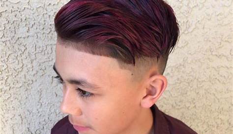 Men's hair trends burgundy hair Burgundy hair, Men hair