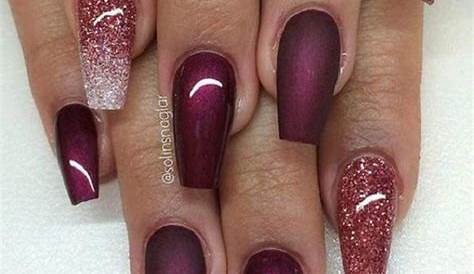 Maroon Nails 70 Dashing For Fall 2020 The Glossychic