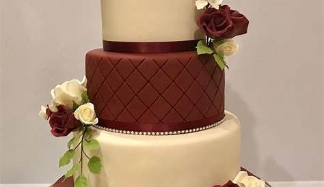 Maroon Wedding Cake Design Allope Recipes