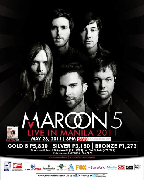 maroon 5 concert tickets philippines