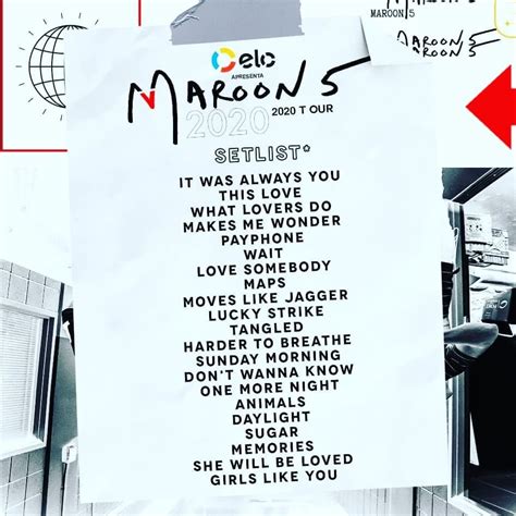 maroon 5 setlist 2023