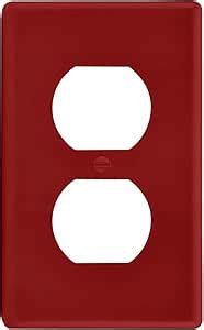 Maroon Electrical Outlet Covers